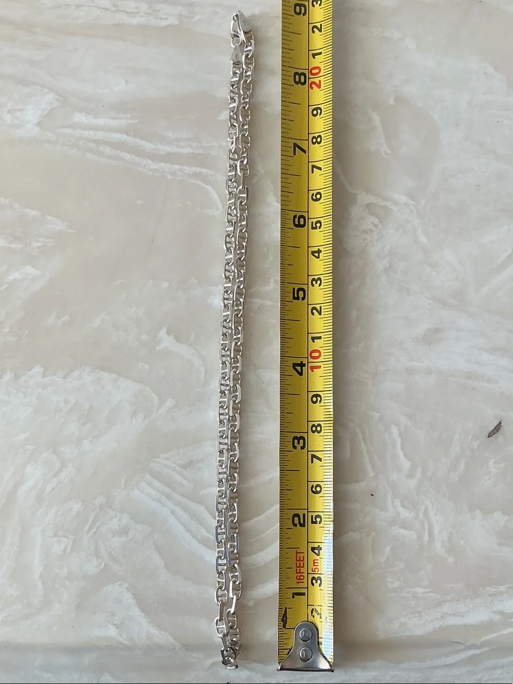 Sterling Silver Link Chain Necklace - Classic Box Link